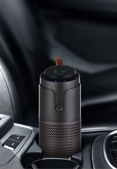 CKJ-01A Mini Car Air Purifier med støv Sencer